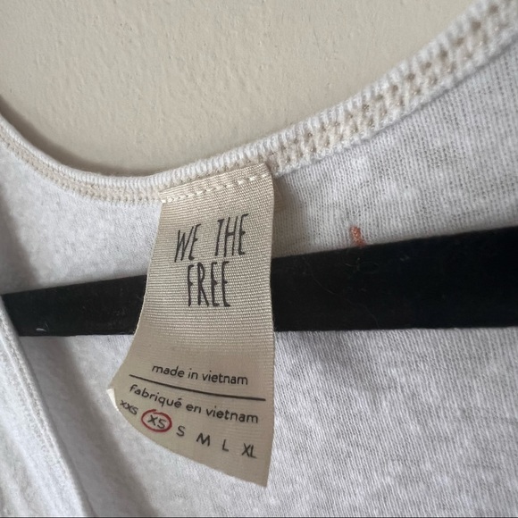 Free People We The Free Sleeveless White Tank Top Size XS - Picture 11 of 11